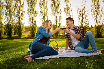 Image showing Just us and a picnic