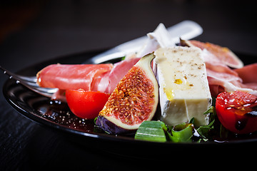 Image showing Antipasti plate