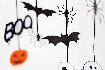 Image showing halloween party paper garlands or decorations