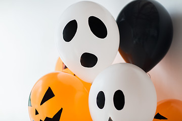 Image showing scary air balloons decoration for halloween party