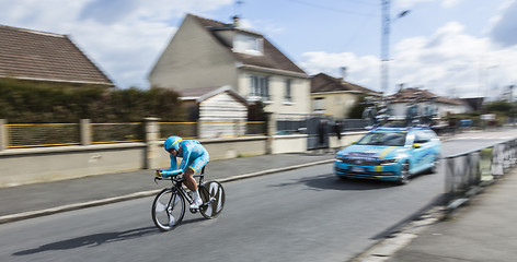 Image showing The Cyclist Daniil Fominykh- Paris-Nice 2016