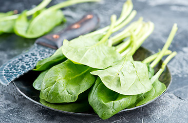 Image showing fresh spinach