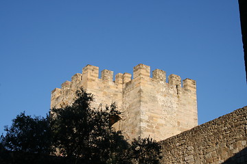 Image showing san Jorge castle in Lisbon