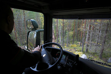 Image showing The Road is Below - Offroad Driving