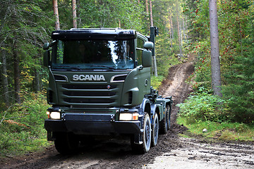 Image showing Offroad Driving With Scania Defense Vehicle