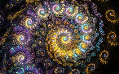 Image showing Nautilus fractal beauty