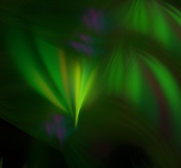 Image showing This fractal looks like aurora