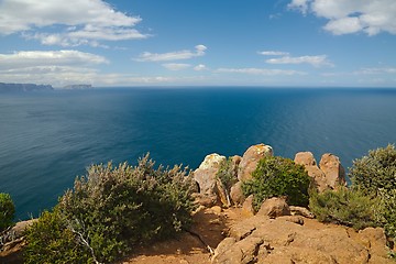 Image showing Ocean view from Cape Raoul