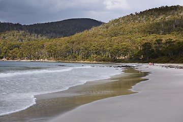 Image showing Beach with waves