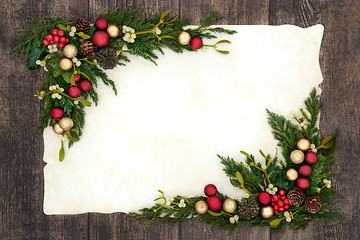 Image showing Christmas Background Border