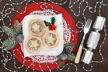 Image showing Homemade Christmas Mince Pies