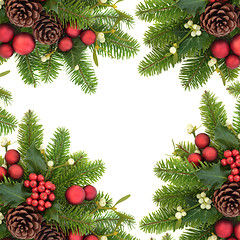 Image showing Christmas Decorative Border  