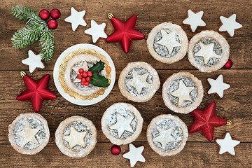 Image showing Mince Pies and Gingerbread Biscuits