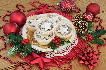 Image showing Christmas Mince Pie Tarts