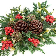 Image showing Christmas Floral Decoration