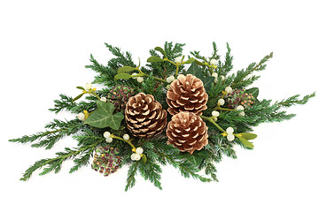 Image showing Christmas Floral Decoration