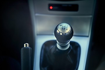 Image showing Manual gear stick