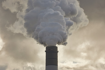 Image showing Smoking power plant