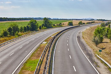 Image showing Highway with no traffic