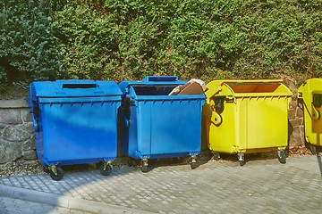 Image showing Dust bin containers