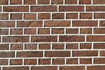 Image showing Brick Wall Closeup