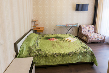 Image showing Interior. Sleeper in studio apartment
