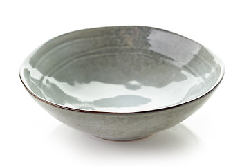 Image showing Empty grey bowl