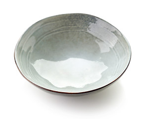 Image showing Empty grey bowl