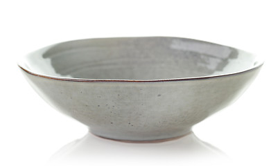 Image showing Empty grey bowl