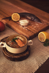 Image showing fish soup composition