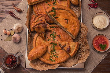 Image showing Different pies composition