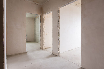 Image showing Layout of rooms and rooms in a new building, anteroom