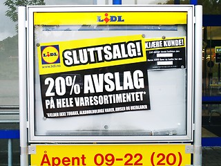 Image showing lidl poster