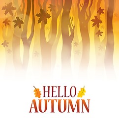 Image showing Hello autumn theme image 4