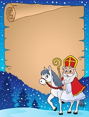 Image showing Parchment with Sinterklaas theme 3