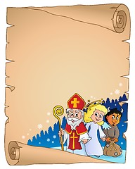 Image showing Saint Nicholas Day thematic parchment 2