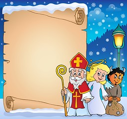 Image showing Saint Nicholas Day thematic parchment 3