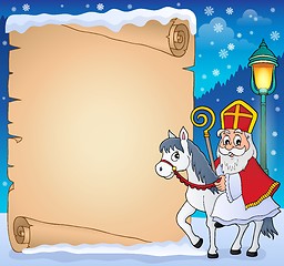 Image showing Parchment with Sinterklaas theme 4