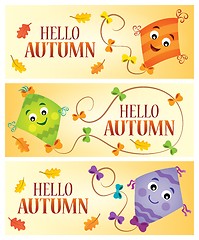 Image showing Hello autumn theme banners 1