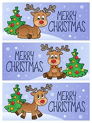 Image showing Merry Christmas topic banners 3