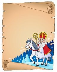 Image showing Parchment with Sinterklaas theme 2