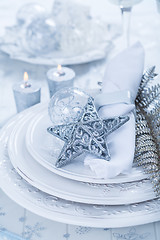 Image showing Decorated Christmas table