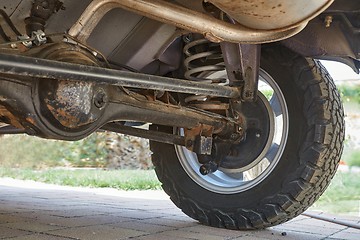 Image showing Suspension of an offroad vehicle