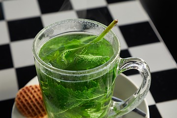 Image showing Fresh mint tea
