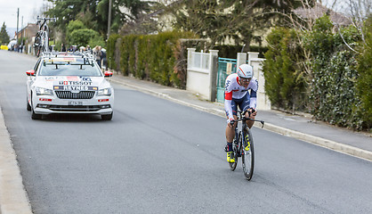 Image showing The Cyclist Vicente Reynes Mimo- Paris-Nice 2016