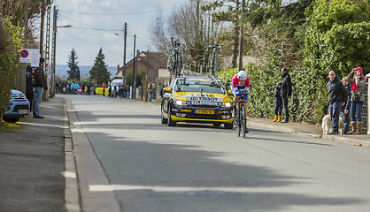 Image showing The Cyclist Wilco Kelderman - Paris-Nice 2016 