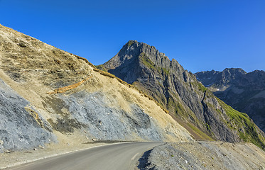 Image showing Road in Pyrenees Mountains