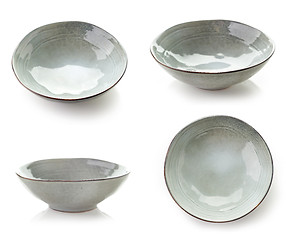 Image showing Empty grey bowl