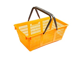 Image showing Shopping basket isolated on white