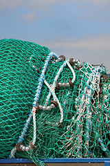 Image showing Fishing boat equipment